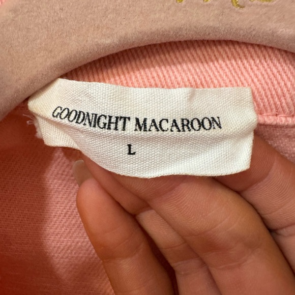 Goodnight Macaroon | Pink Denim Jacket - Picture 2 of 4